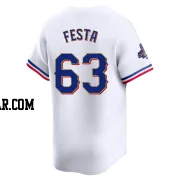 Matt Festa Men's Texas Rangers Gold Limited White 2024 Collection Jersey