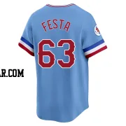 Matt Festa Men's Texas Rangers Light Blue Limited Cooperstown Collection Jersey