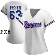 Matt Festa Women's Texas Rangers White Authentic Home 2023 World Series Champions Jersey