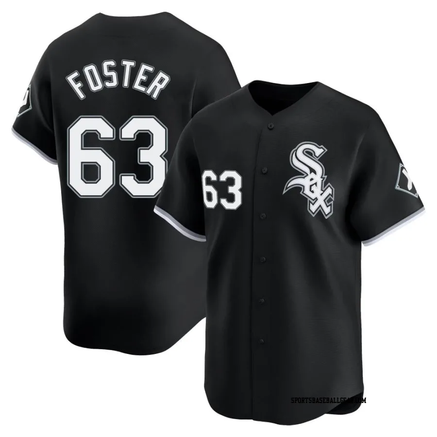 Matt Foster Men's Chicago White Sox Black Limited Alternate Jersey