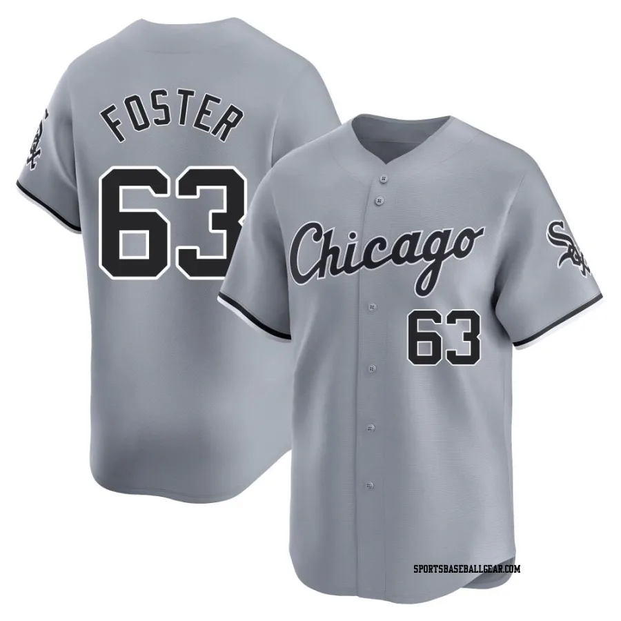 Matt Foster Men's Chicago White Sox Gray Limited Road Jersey