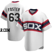 Matt Foster Youth Chicago White Sox White Replica Cooperstown Collection Jersey