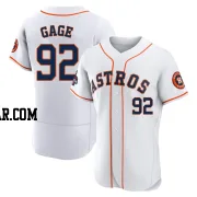 Matt Gage Men's Houston Astros White Authentic 2022 World Series Champions Home Jersey