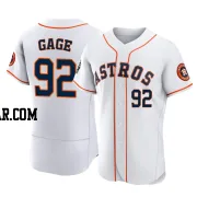 Matt Gage Men's Houston Astros White Authentic 2022 World Series Home Jersey