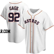 Matt Gage Men's Houston Astros White Replica Home Jersey