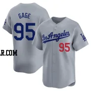 Matt Gage Men's Los Angeles Dodgers Gray Limited Away Jersey