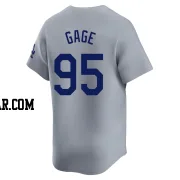 Matt Gage Men's Los Angeles Dodgers Gray Limited Away Jersey