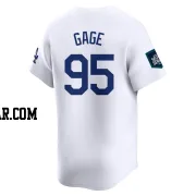 Matt Gage Men's Los Angeles Dodgers White Limited 2024 World Tour Seoul Series Home Jersey