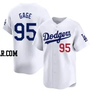 Matt Gage Men's Los Angeles Dodgers White Limited Home Jersey