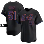 Matt Gage Men's New York Mets Black Limited Alternate Jersey