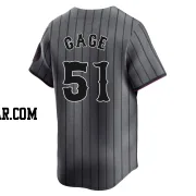 Matt Gage Men's New York Mets Limited Graphite 2024 City Connect Jersey