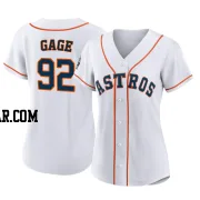 Matt Gage Women's Houston Astros White Authentic 2022 World Series Home Jersey