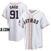 Matt Gage Youth Houston Astros White Replica 2022 World Series Champions Home Jersey