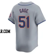 Matt Gage Youth New York Mets Gray Limited Away Jersey