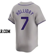 Matt Holliday Youth Colorado Rockies Gray Limited Road Jersey