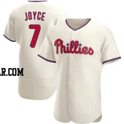 Matt Joyce Men's Philadelphia Phillies Cream Authentic Alternate Jersey