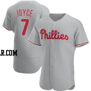 Matt Joyce Men's Philadelphia Phillies Gray Authentic Road Jersey