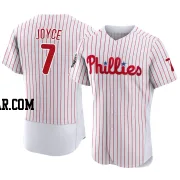 Matt Joyce Men's Philadelphia Phillies White Authentic 2022 World Series Home Jersey