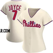 Matt Joyce Women's Philadelphia Phillies Cream Replica Alternate Jersey