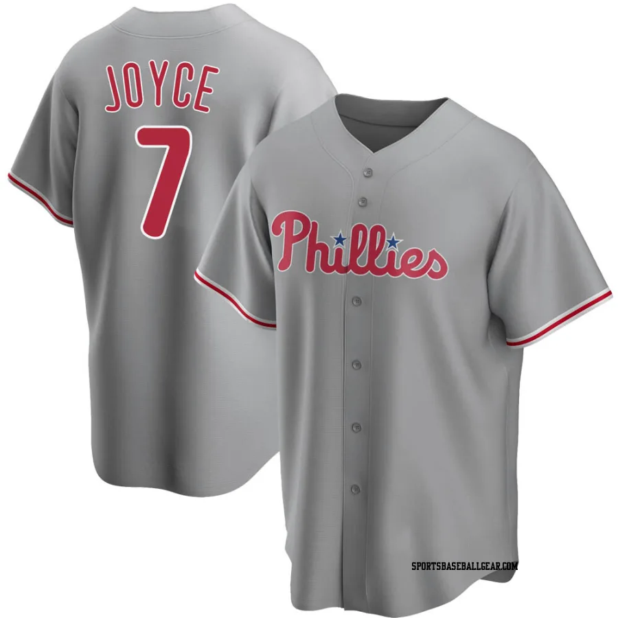 Matt Joyce Youth Philadelphia Phillies Gray Replica Road Jersey