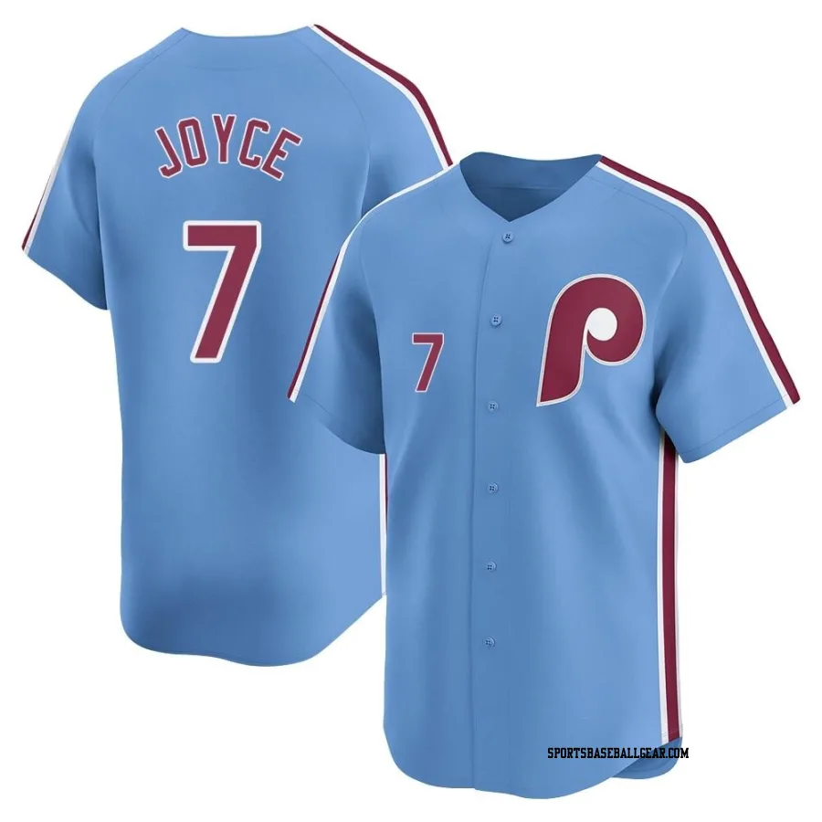 Matt Joyce Youth Philadelphia Phillies Light Blue Limited Alternate Jersey