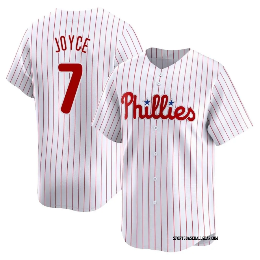 Matt Joyce Youth Philadelphia Phillies White Limited Home Jersey