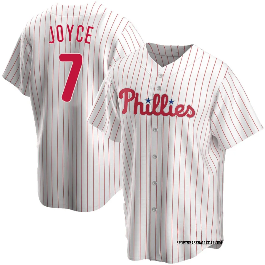 Matt Joyce Youth Philadelphia Phillies White Replica Home Jersey