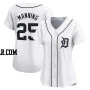 Matt Manning Women's Detroit Tigers White Limited Home Jersey