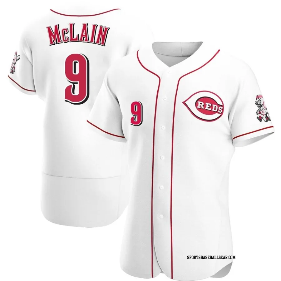 Matt McLain Men's Cincinnati Reds White Authentic Home Jersey