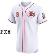 Matt McLain Men's Cincinnati Reds White Elite Home Jersey