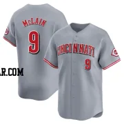 Matt McLain Youth Cincinnati Reds Gray Limited Away Jersey