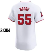 Matt Moore Men's Los Angeles Angels White Elite Home Jersey