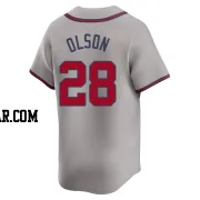 Matt Olson Men's Atlanta Braves Gray Limited Away Jersey