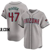 Matt Peacock Men's Arizona Diamondbacks Gray Limited Away Jersey