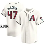 Matt Peacock Men's Arizona Diamondbacks White Limited Home Jersey