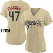 Matt Peacock Women's Arizona Diamondbacks Gold Authentic 2021 City Connect Cool Base Jersey