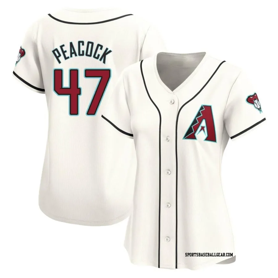 Matt Peacock Women's Arizona Diamondbacks White Limited Home Jersey