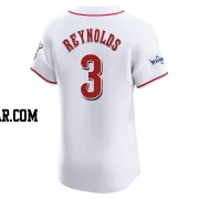 Matt Reynolds Men's Cincinnati Reds White Elite Home Patch Jersey