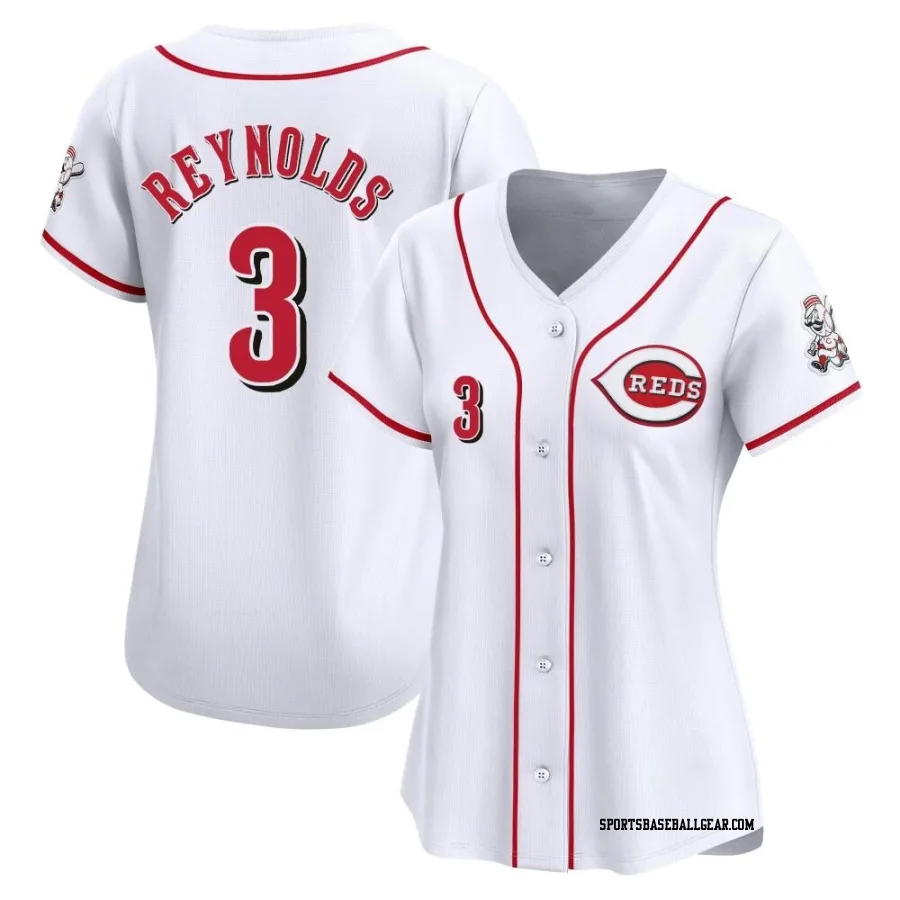 Matt Reynolds Women's Cincinnati Reds White Limited Home Jersey