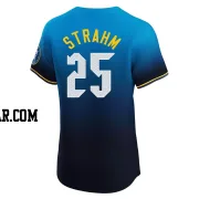 Matt Strahm Men's Philadelphia Phillies Blue Elite 2024 City Connect Jersey