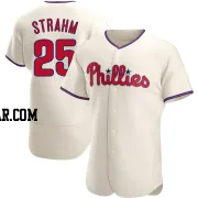 Matt Strahm Men's Philadelphia Phillies Cream Authentic Alternate Jersey