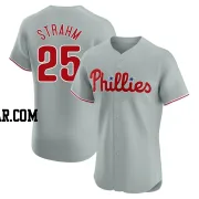 Matt Strahm Men's Philadelphia Phillies Gray Elite Road Jersey