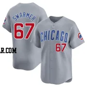 Matt Swarmer Men's Chicago Cubs Gray Limited Road Jersey