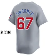 Matt Swarmer Men's Chicago Cubs Gray Limited Road Jersey