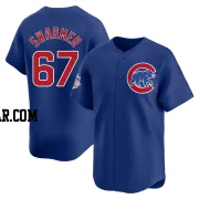 Matt Swarmer Men's Chicago Cubs Royal Limited Alternate Jersey