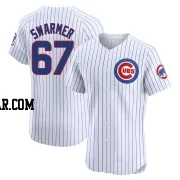 Matt Swarmer Men's Chicago Cubs White Elite Home Jersey