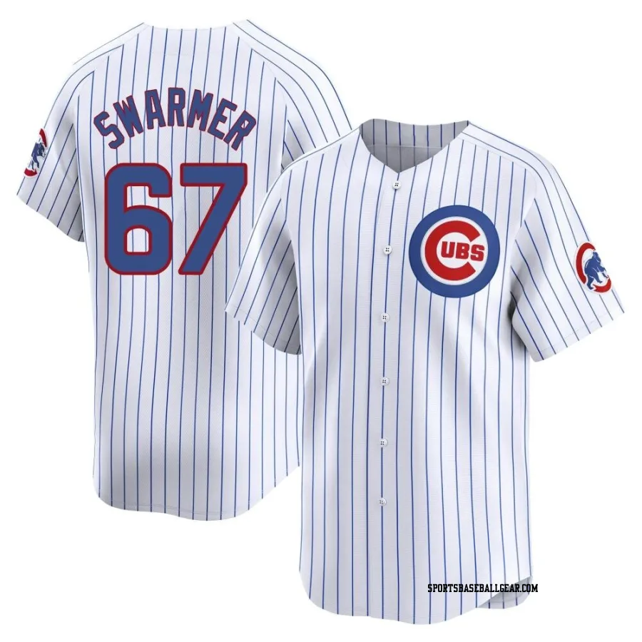 Matt Swarmer Men's Chicago Cubs White Limited Home Jersey