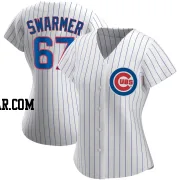 Matt Swarmer Women's Chicago Cubs White Authentic Home Jersey