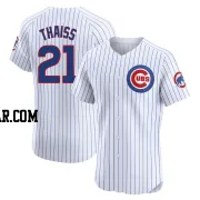 Matt Thaiss Men's Chicago Cubs White Elite Home Jersey