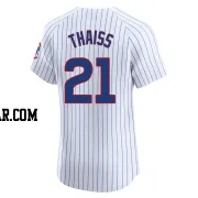 Matt Thaiss Men's Chicago Cubs White Elite Home Jersey